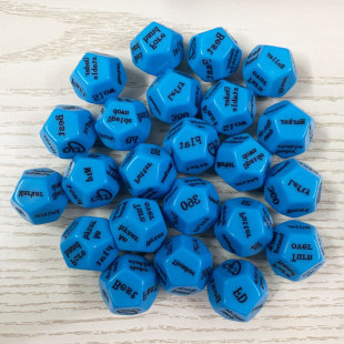 Custom Engraving Dice Acrylic Color Custom Printing Engraving Blank Dice Grain Dice Personalized Color Grain