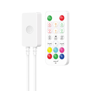 SP649E SPI four-channel RGBW Magic LED Bluetooth music controller static dimming atmosphere
