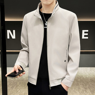 Men's Jacket New 2025 Spring Explosions Trendy Brand Fixwear Collar Jacket Men's Dad Men's Spring and Autumn Casual Short