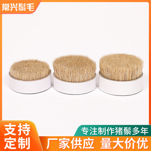 Wholesale original white boiled bristle paint brush wool 38-55mm barbecue paint brush original white bristle brush wool
