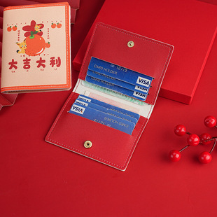 Ins Cartoon Card Holder Large Capacity Multiple Card Slots Compact High-End Cute Female Anti-Magnetic Driver's License Set Card Holder