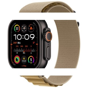 Применимо iwatchS10/9/8 Яблочный альпийский ремешок Оригинальный тот же альпийский черный обратный ремешок Apple
