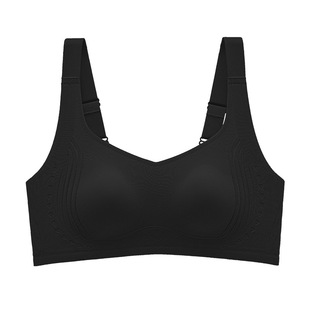 Anti-gravity lifting sanding autumn and winter seamless underwear women's non-steel ring large breast lifting accessory breast anti-sagging bra