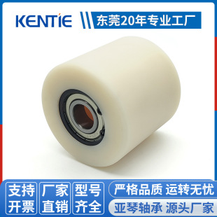 Factory direct supply 6204ZZ bearing coated pulley high load unloading wheel plane drive roller 20*85*80mm