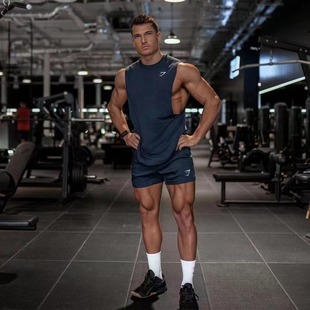 Gymshark critical жилетка без рукавов футболка Спортивные тренировки Летние мужчины
