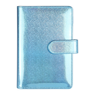 Laser macaroon hand account notebook loose-leaf note book A5 A6 6 hole loose-leaf book plus logo