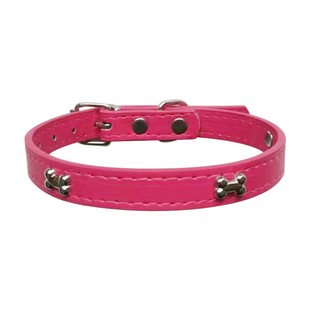 Korean New Bone Dog Collar Dog Collar Small and Medium Dog Pet Products Teddy Golden Retriever Factory Supply