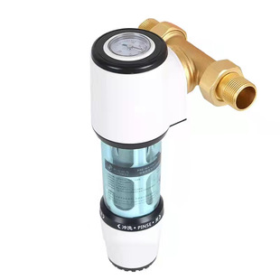 Tap water pre-filter backwash large-flow scale removal household kitchen water purification whole house central water purifier