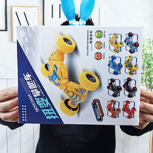W043022WC children's pull back inertia off-road climbing twist car toy car car boxed kindergarten gift