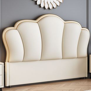 LYM Bedside Soft Bag Backrest Modern Simple Headboard 2023 New Floor Single Buy Solid Wood Thin Style