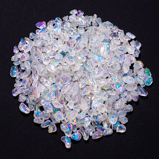 Восточно-Китайское море White Crystal Tithrystal Dits Очистка размагничивания Каменный цветочный горшок для украшения Манза для Будды Аметистовый гравий