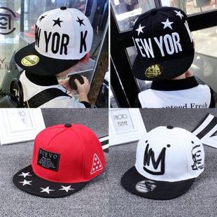 Children's Hat Men's Spring and Autumn Sunshade Hat Korean-style Student All-match Embroidered Hip-hop Hat Boy's Cap Baseball Cap Trendy