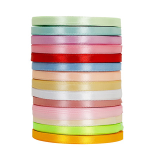 6mm wide ribbon braid hair accessories diy accessories Valentine's Day Ribbon gift box packaging strapping rope