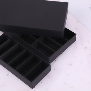 В наличии оптом черная крышка коробки эфирного масла 6 шт коробка упаковки эфирного масла 10 мл Упаковка эфирного масла логотип для печати