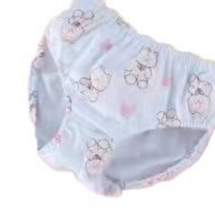 New Girls Cartoon Briefs Cotton Fashionable Western Style Bread Pants