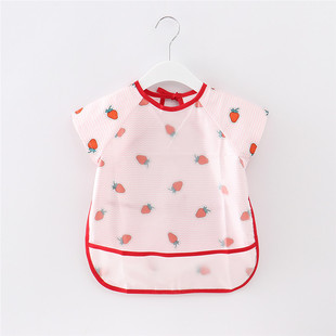 Summer Thin Anti-Dressing Baby Dinner Bib Children's Cover Summer Baby Waterproof Dirty-proof Artifact