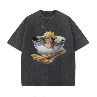 Student Independent Station Amazon T-shirt Short Sleeve Men's and Women's American High Street Spring and Autumn European and American Characters