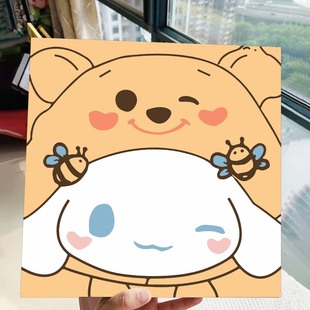 Anime Cartoon Handmade DIY Digital Oil Painting Kindergarten Children Graffiti Acrylic Oil Painting Stall Wholesale Factory