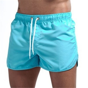 Новые мужские модные пляжные шорты AliExpress, быстросохнущие многоцветные спортивные большие брюки из полиэстера, верхняя одежда, тройные шорты