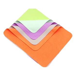 New Color Island Silk Glasses Cloth Suede Five Color Wipe Cloth Printable Logo Island Silk Mirror Cloth