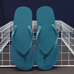 Flip-flops women's summer new non-slip outdoor wear solid color clip-on beach beach lovers men's sandals wholesale