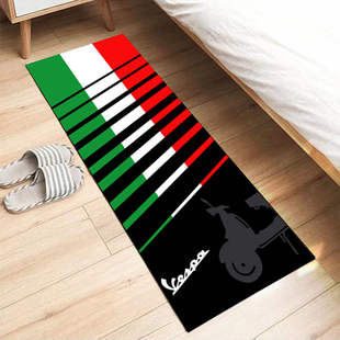 Cross-border motorcycle enthusiasts show carpet racing parking mat bedroom bedside blanket a generation of hair