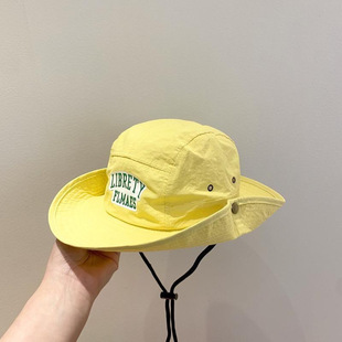 South Korea Baby Quick Dry Fisherman Cap Spring and Summer Girls Baby Sun Hat Sunscreen Beach Children's Hat Baseball Cap