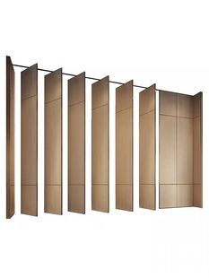 Shanghai Mobile partition wall engineering banquet hall hotel activity push-pull folding hotel compartment sound insulation supply