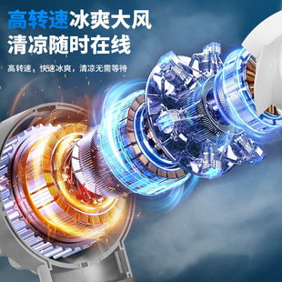 Cross-Border Handheld Fan 100-Speed Digital Display High-Speed Fan Home Desktop Portable USB Mini Outdoor Small Fan