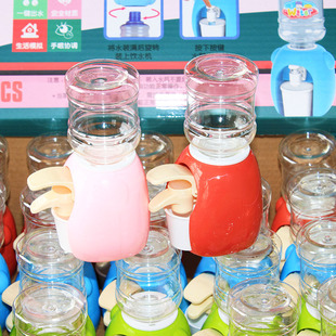 Linyi toy wholesale mini water dispenser boxed gift children play house water dispenser 2 yuan toy supply