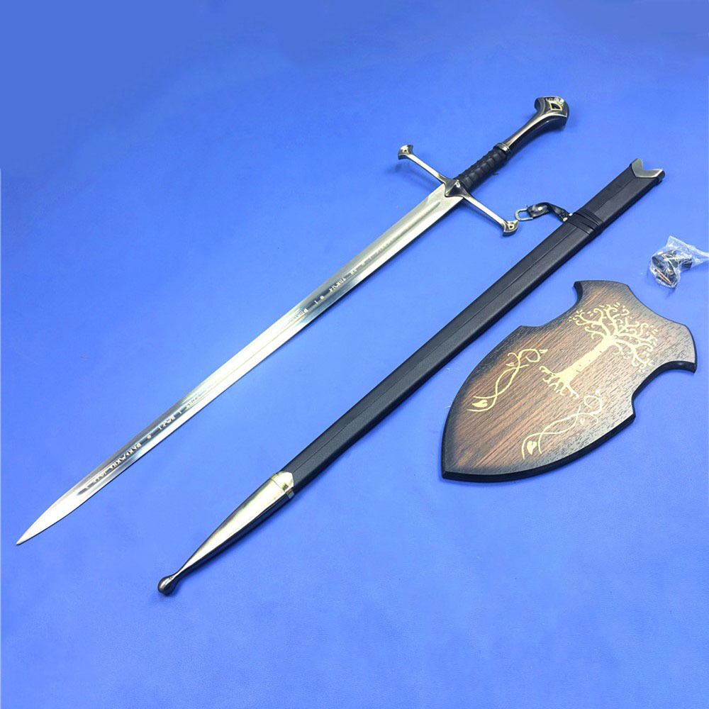 Film and Television Sword Cosplay Props Lord of the Rings Two-Handed Sword Aragorn King's Sword Nasir Holy Sword Unedged