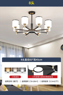 Living room chandelier 2025 new Nordic lamps modern simple atmosphere new Chinese shop commercial hall main lamp