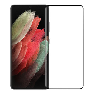 For Samsung S23ultra Curved Tempered Film 3D Edge Adhesive Full Adhesive S21U Mobile Phone Film s22ultra Anti-Peep Film