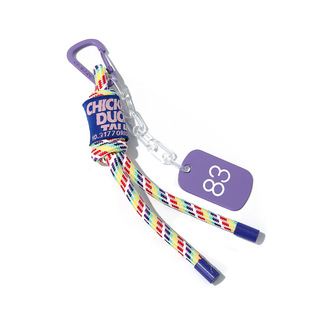 Trendy Brand Handmade Woven Decorative Fluorescent Color Bag Pendant Creative Keychain Distinctive Schoolbag Hanging Couple Fashion