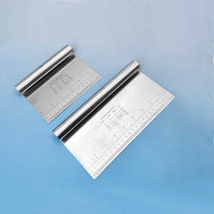 Factory spot cross-border wire drawing 430 stainless steel rice rolls scraper large noodle cutter flour scraper dough tool