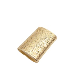 Zinc alloy silk towel buckle high-grade light gold pattern rectangular buckle swimsuit shoulder strap clip jewelry luggage accessories