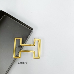 DH4.0CM men's belt buckle alloy smooth buckle men's belt accessories replacement plate buckle inner pants head H-shaped