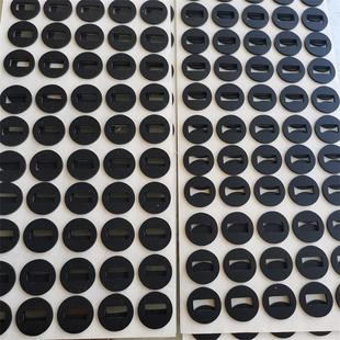 Manufacturer Customized Frosted Self-Adhesive Silicone Foot Pads Black Shock-Proof Anti-Slip Silicone Foot Pads Wear-Resistant and Pressure-Resistant Rubber Pads