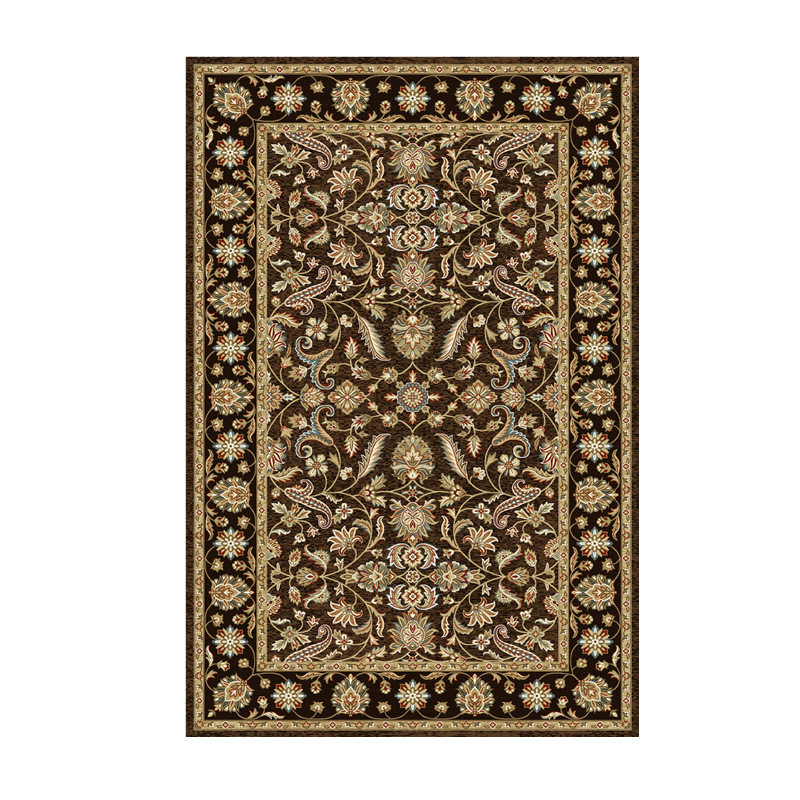 Thick Imitation Cashmere Carpet Nordic Floor Moroccan Living Room Bedroom Sofa Coffee Table Ethnic Style American Country Style