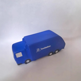 Pu material high rebound polyurethane foam simulation garbage truck model decompression small toy factory direct sales