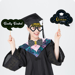 New product graduation season photo props graduation ceremony decoration props photo background decoration cross-border graduation season party