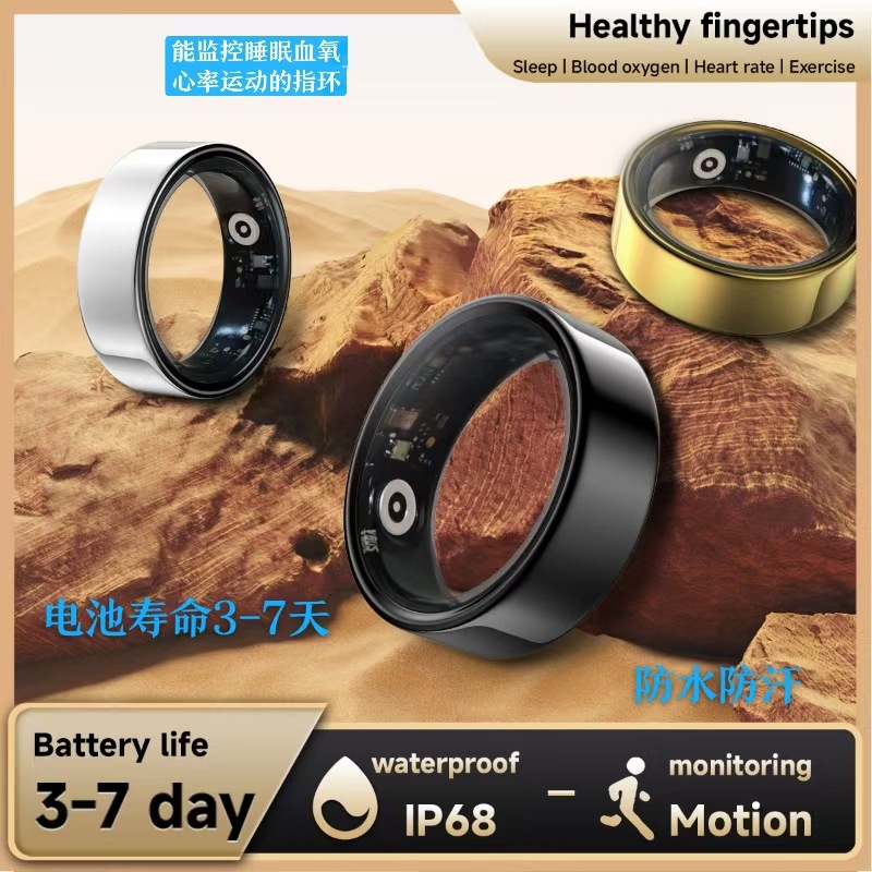 New La380 Smart Ring for Taking Pictures and Brushing Short Videos, Heart Rate, Blood Oxygen, Sleep Monitoring, Health Bluetooth Ring