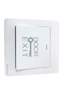 Doorbell switch button type 86 access control concealed reset electronic door control system normally open door button spring button