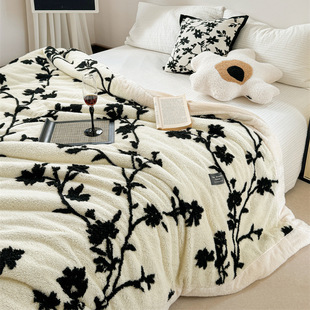Class A Blanket Quilt Core Ins Blogger Single Quilt Thickened Warm Winter Quilt Double Multifunctional Blanket for Four Seasons