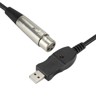 USB-кабель для микрофона Аудиокабель USB-XLR Кабель 3 м Carnong Компьютерный микрофон Кабель для записи Микрофонный кабель