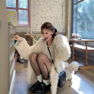 Lamb Wool Coat Women's Mid-length Winter 2024 New Loose Thickened Fur One Eco-friendly Fur Plush Coat