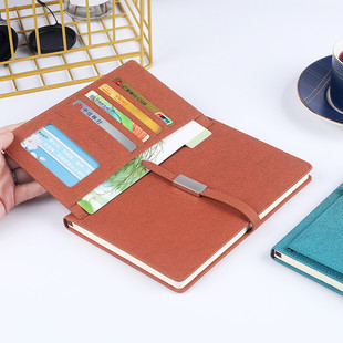 A5 imitation leather forest paper notebook business office notepad gift box set cover creative diary