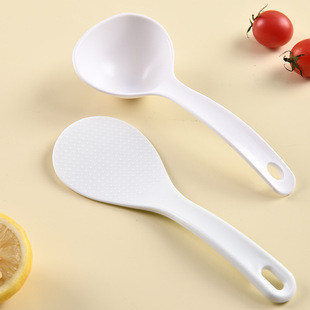Household plastic rice spoon rice cooker non-stick rice spoon soup spoon non-stick hand rice shovel high temperature wholesale