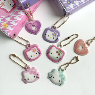Kt Cat Hello Kitty Милая односторонняя подвеска брелок сумка для альбома чехол для наушников украшение подвесная цепочка подарок подруге