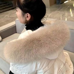 Imitation Fur Collar, Fur Collar, Hat Collar, down Jacket, Fur Accessories, Imitation Fox Hat Strip, Fur Strip, Fake Fur Collar
